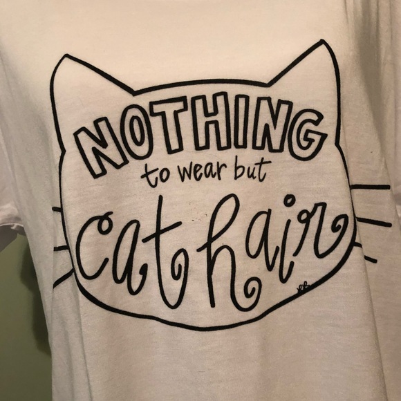 ⭐️NEW! Nothing to Wear But Cat Hair Bella Canvas - Picture 2 of 4